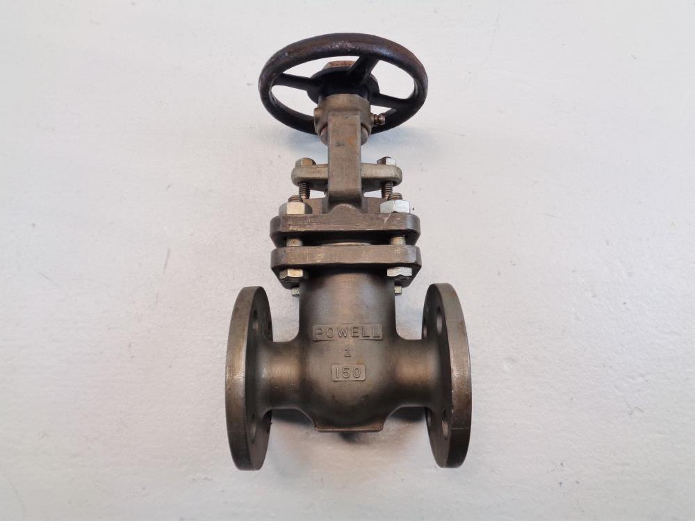 Powell 1" 150# CF8M Gate Valve, Fig# 2491